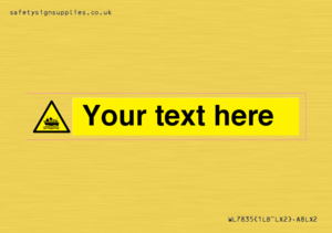 Custom warning ferries crossing vessels